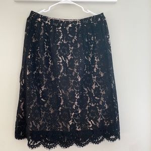 JCrew lace skirt size 10